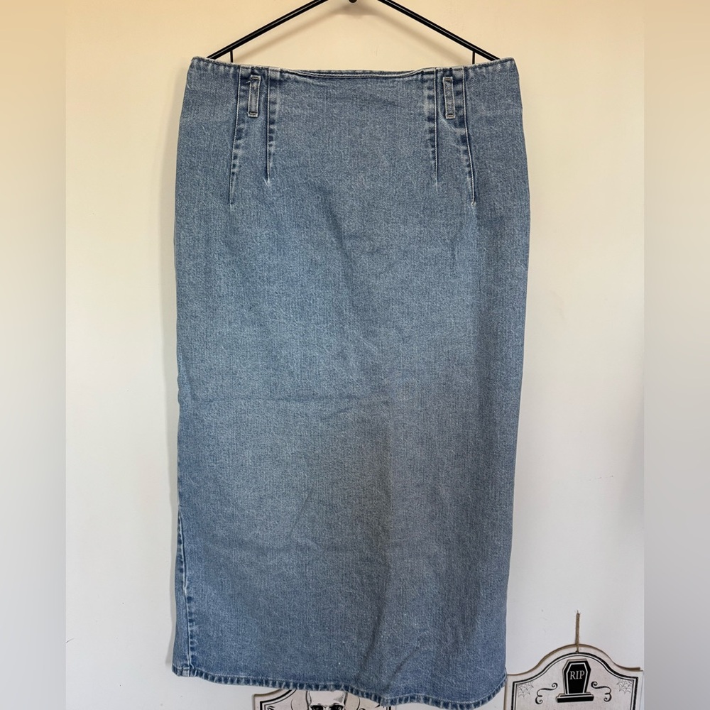 St John’s Bay long denim skirt size 16